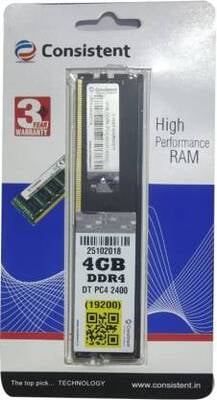 Consistent 4 GB DDR3 Desktop ram