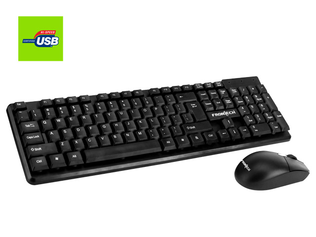 Frontech FT-1692 USB COMBO Keyboard and Mouse Combo Set