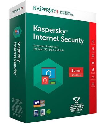 Kaspersky Internet Security Latest Version - 1 PC, 1 Year (CD)