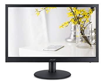 Acer 18.5 inch HD Backlit LED LCD Monitor - 200 Nits - VGA Port - EB192Q (Black)