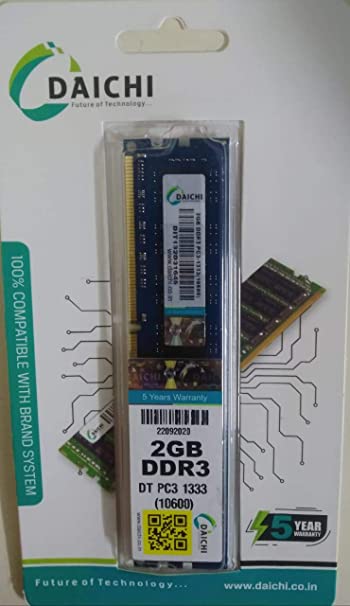 DAICHI DDR3 DDR3 2 GB (Dual Channel) PC