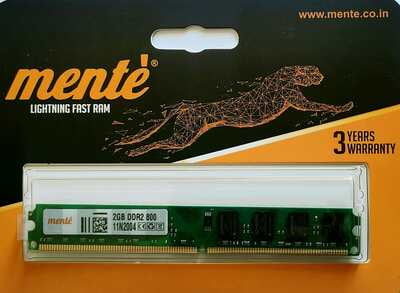 Mente DDR2 2GB 800 MHZ Desktop RAM