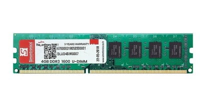 SIMMTRONICS 4GB DDR3 DESKTOP RAM 1600 MHZ