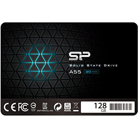 Silicon Power 128GB SSD SATA 3D NAND A55 (SU128GBSS3A55S25AC)